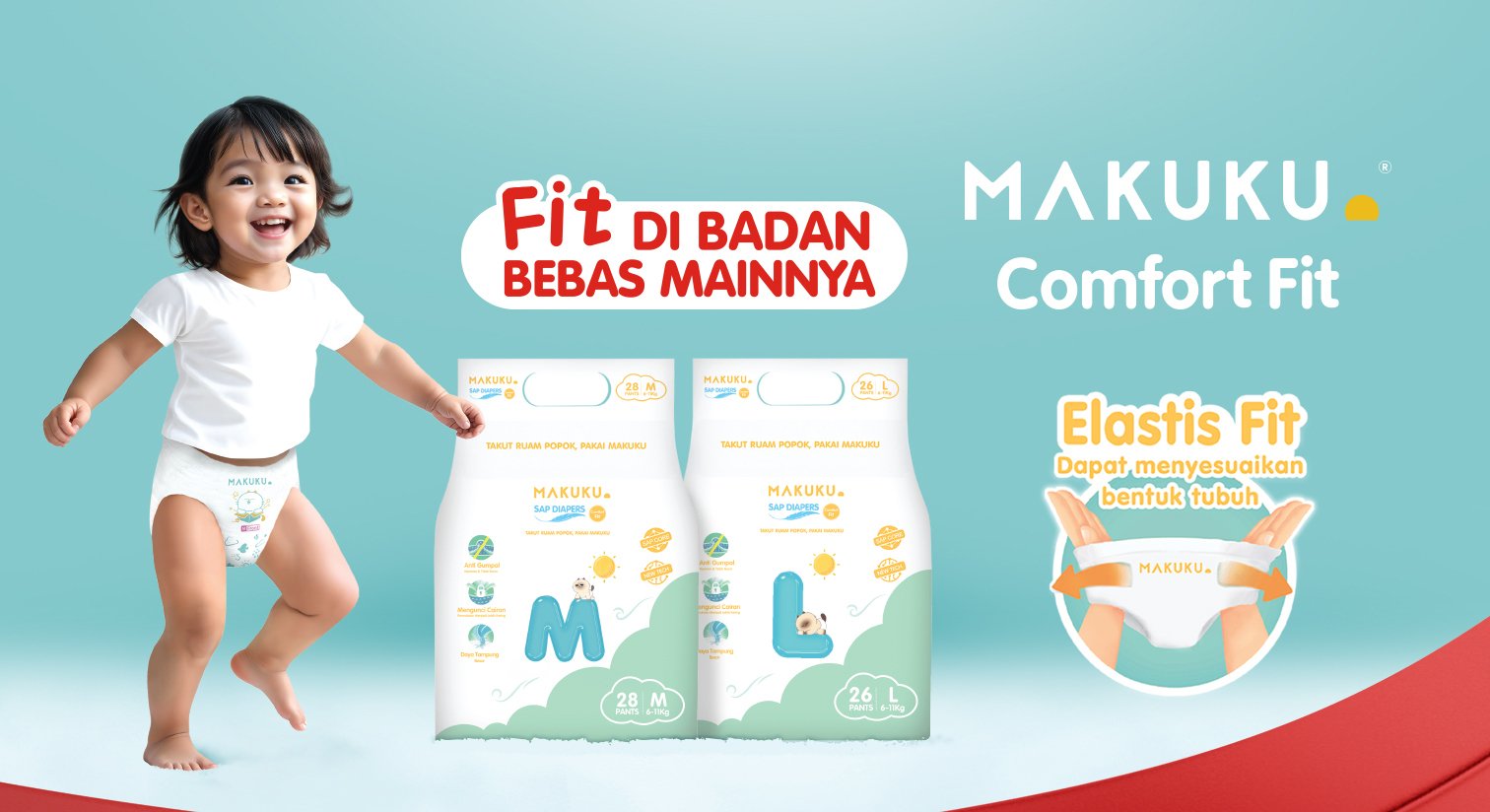 MAKUKU SAP DIAPERS SLIM