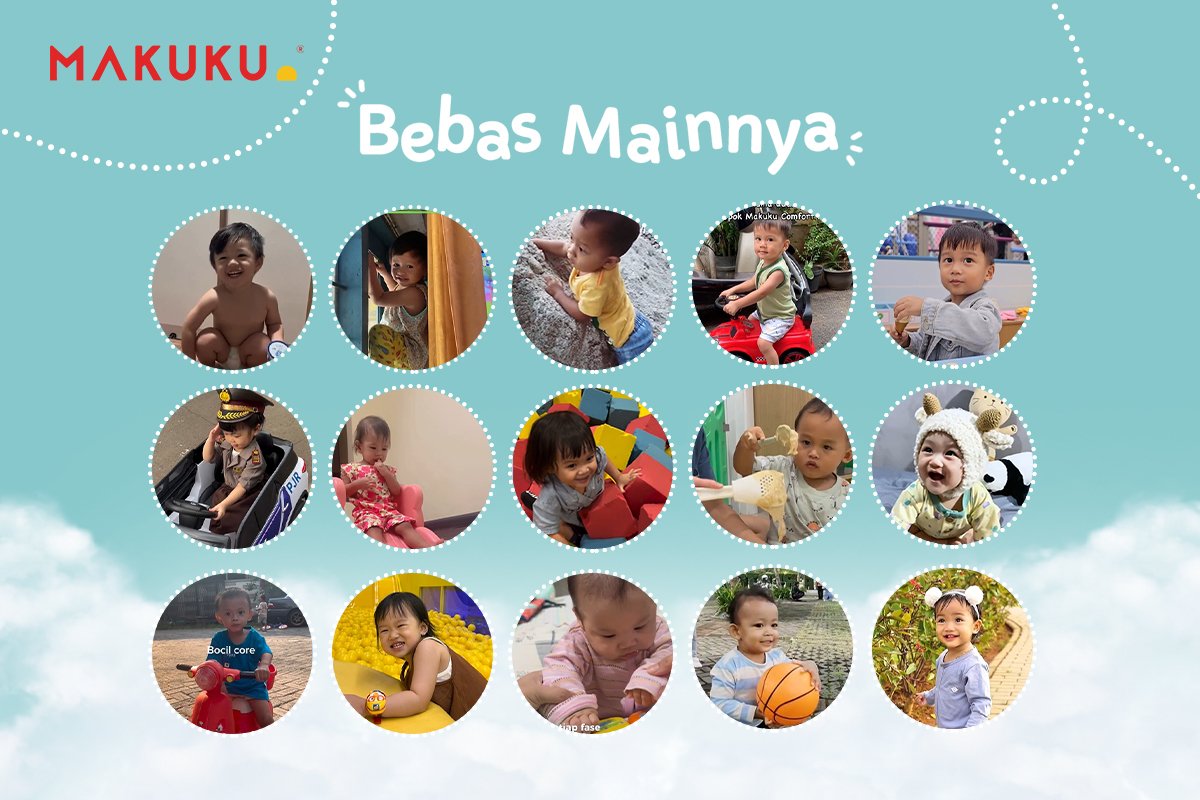 Mom Approved: MAKUKU Comfort Fit Terbukti Dukung Anak Bebas Bermain